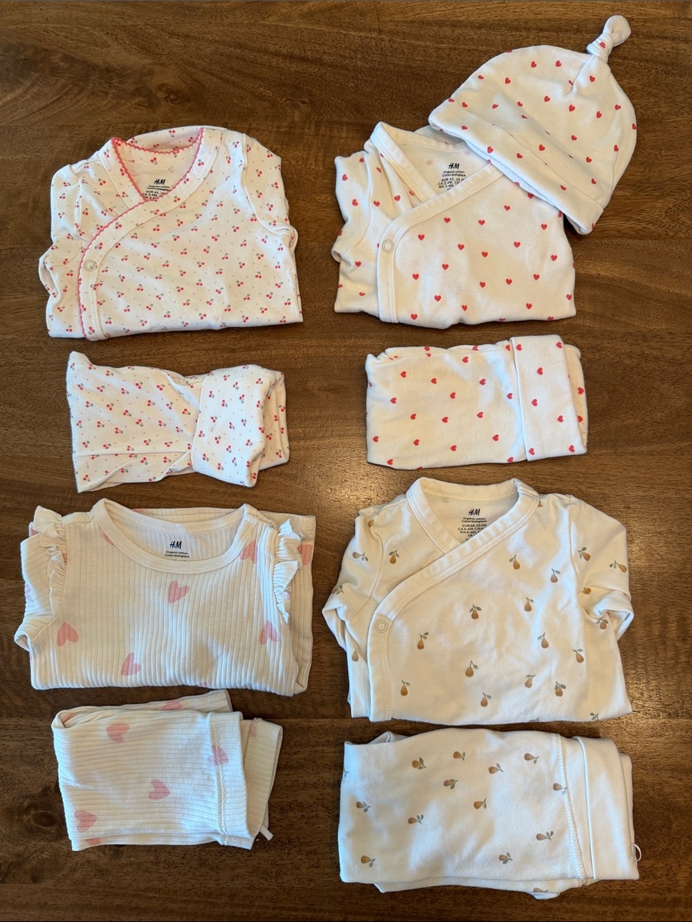 H&M Newborn Baby Girl Clothing Set Bundle - See sizing in description